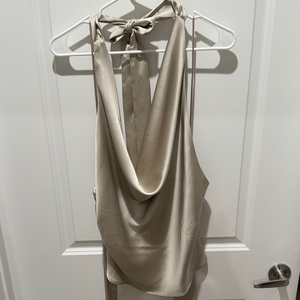 Zara satin blouse